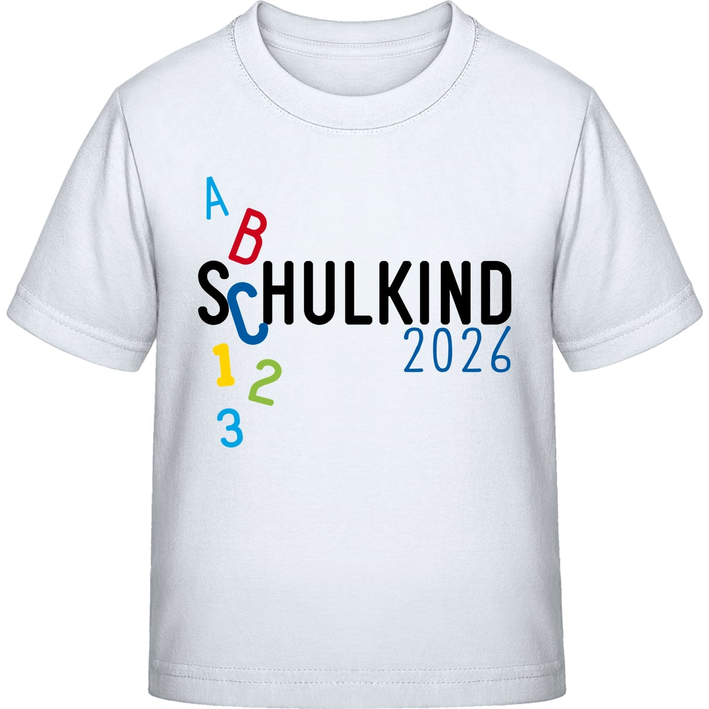 Kinder T-Shirt Einschulung ABC Schulkind 2026 – Schulstart-Geschenk