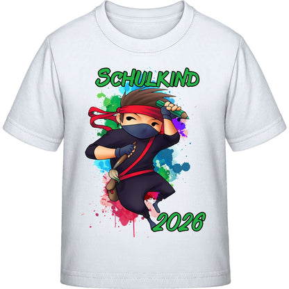 Kinder T-Shirt Einschulung Ninja Junge – Schulkind 2026