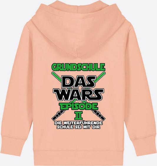 Zip-Hoodie Grundschule Das Wars Episode 2 – mit Wunschnamen - Fraiche Peche