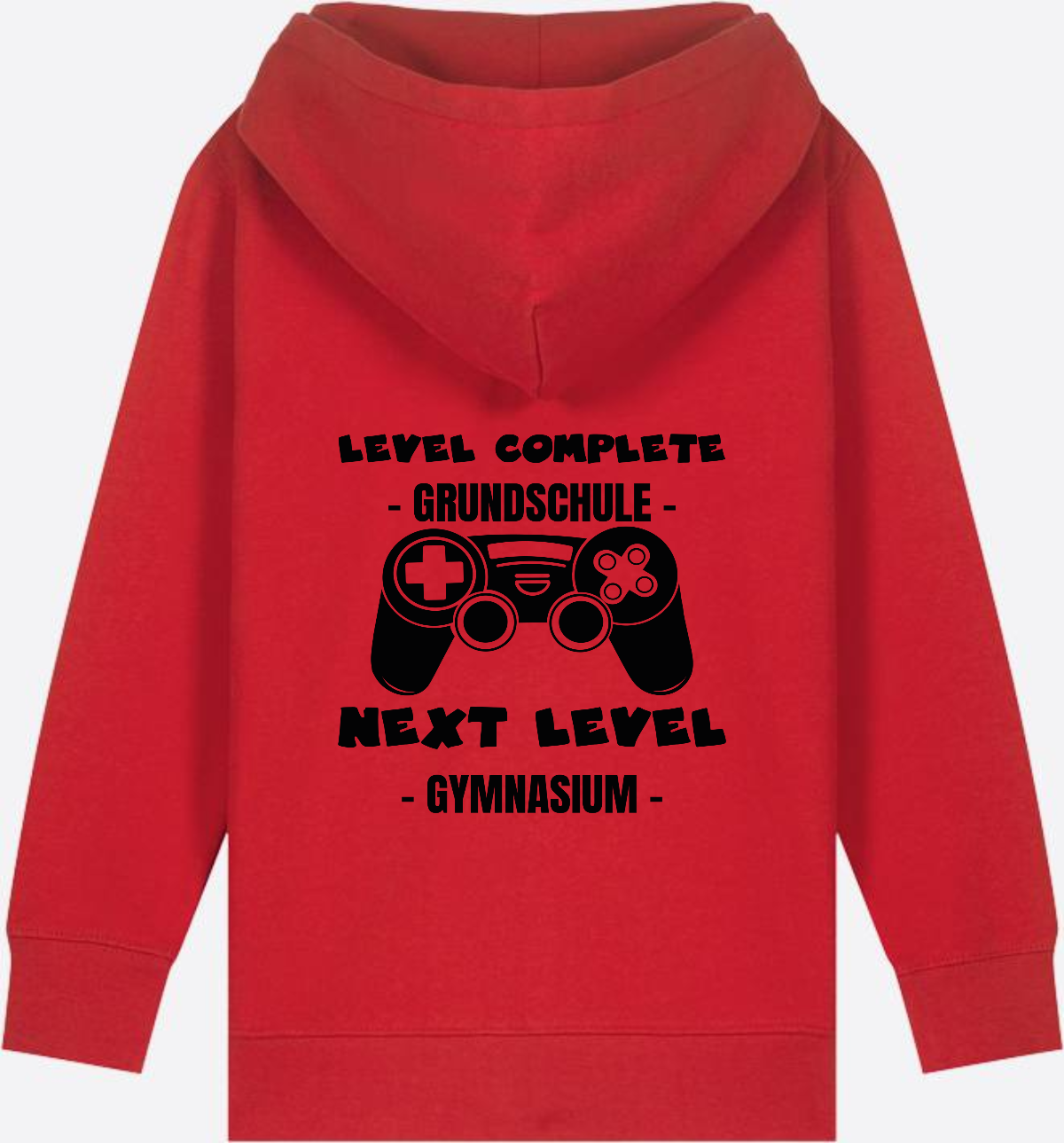 Zip-Hoodie Next Level Gymnasium – Geschenk mit Name - Red