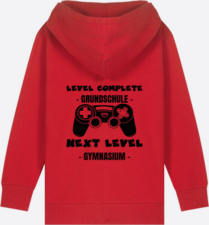 Zip-Hoodie Next Level Gymnasium – Geschenk mit Name - Red