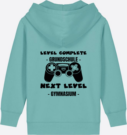 Zip-Hoodie Next Level Gymnasium – Geschenk mit Name - Teal Monstera