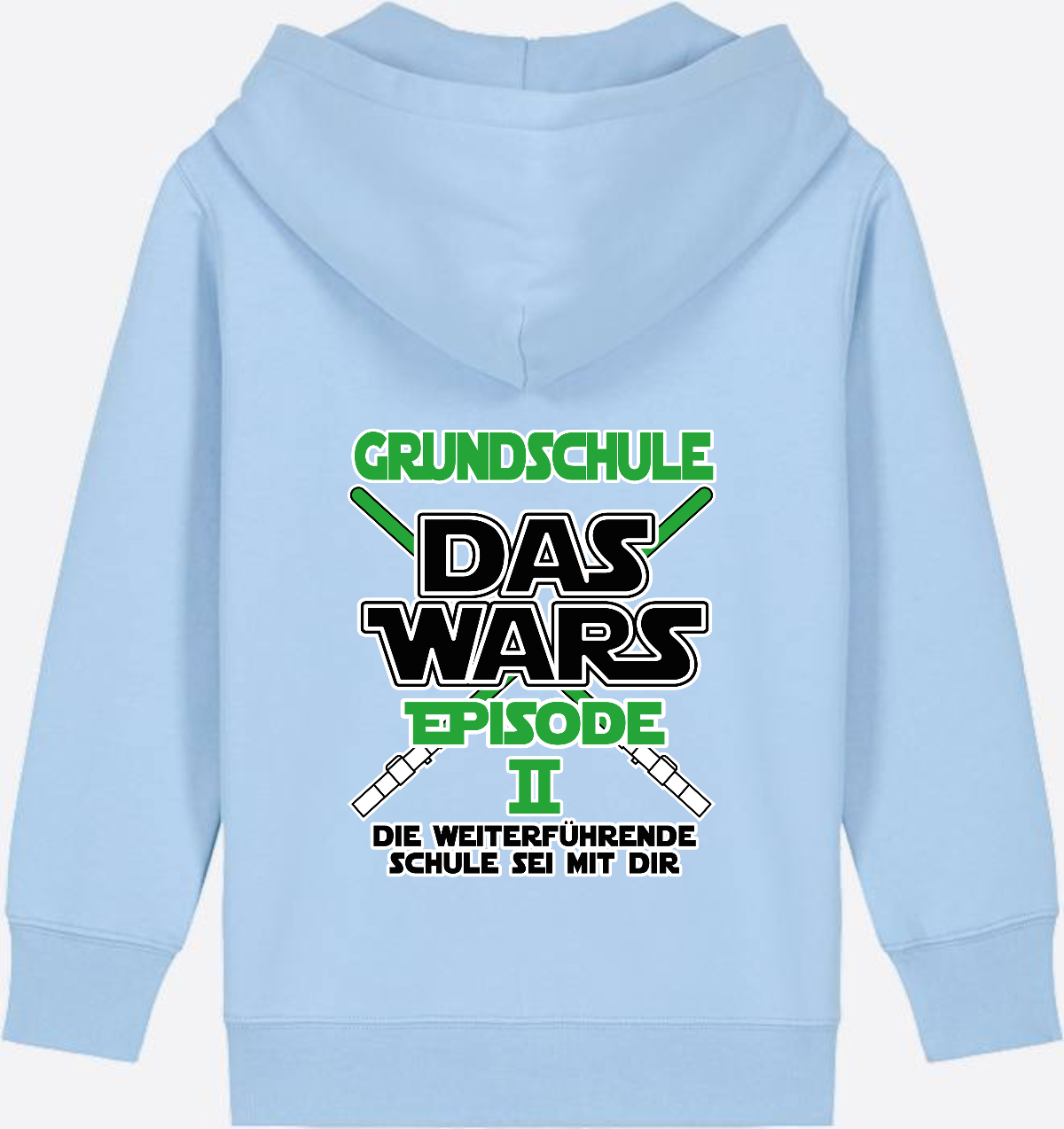 Zip-Hoodie Schulwechsel: Grundschule Das Wars Episode 2 - Blue Soul