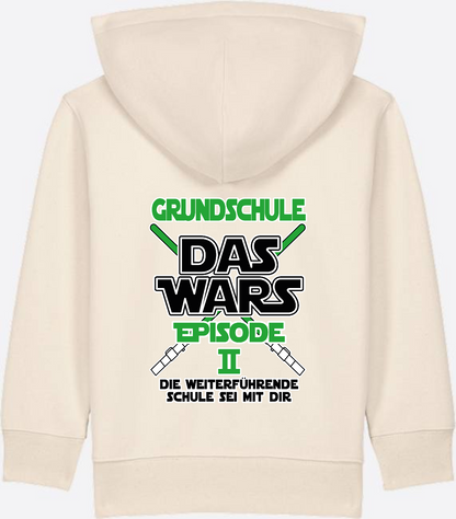 Zip-Hoodie Schulwechsel: Grundschule Das Wars Episode 2 - Natural Raw