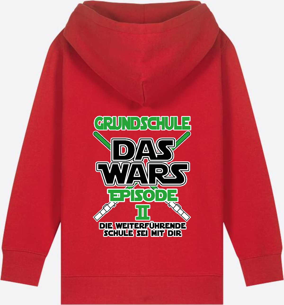 Zip-Hoodie Schulwechsel: Grundschule Das Wars Episode 2 - Red