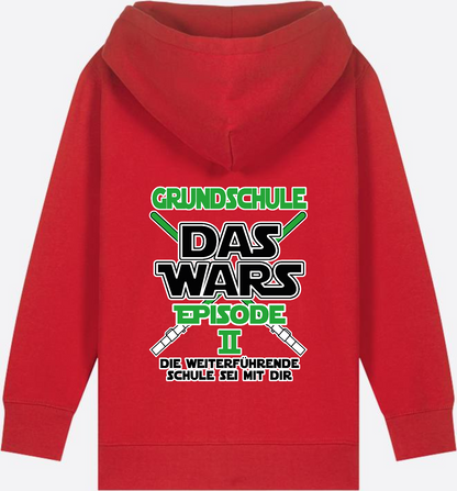 Zip-Hoodie Schulwechsel: Grundschule Das Wars Episode 2 - Red